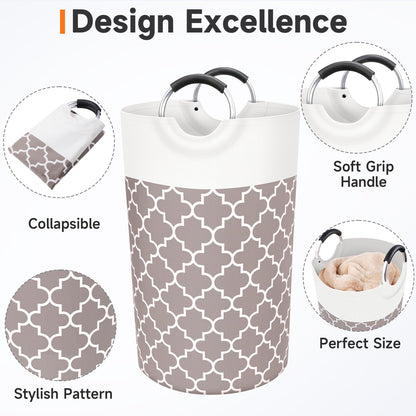 Collapsible Hamper Bag - Grey