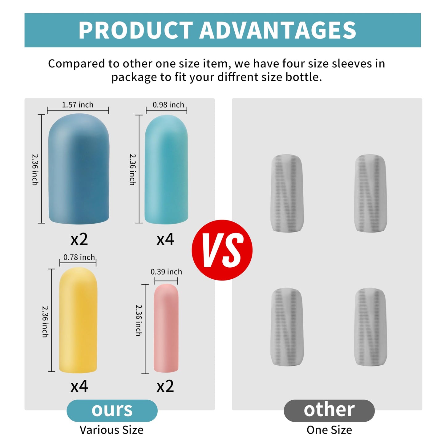 TravelGuard Silicone Bottle Covers: Leak-Proof Essentials