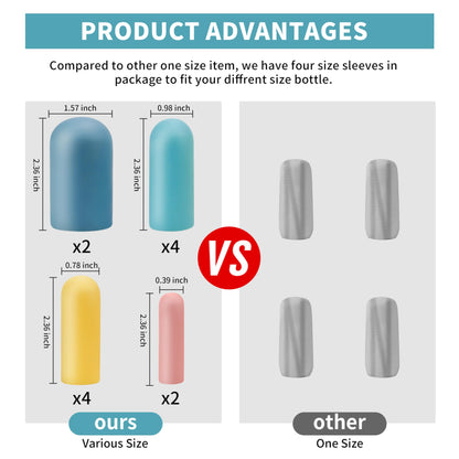 TravelGuard Silicone Bottle Covers: Leak-Proof Essentials