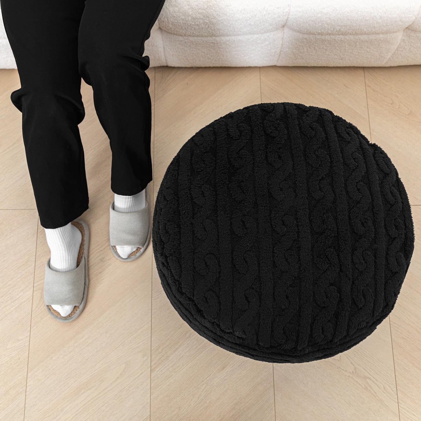 VersaPouf: Unstuffed Ottoman & Foot Rest Cover