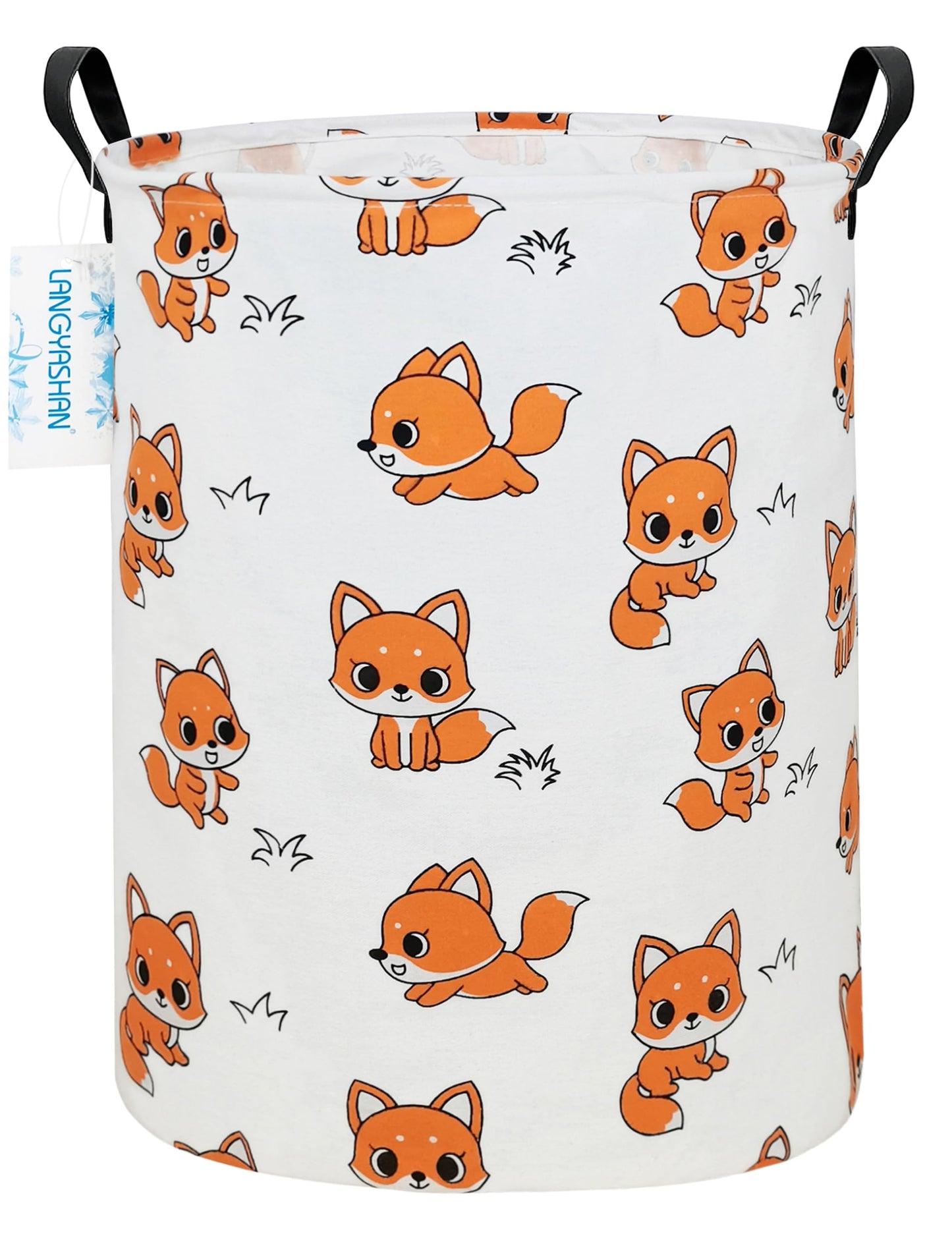 Collapsible Canvas Hamper by LANGYASHAN