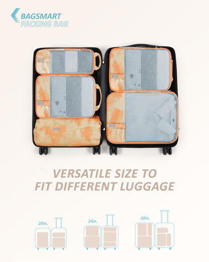 PackPro 6 Set Compression Cubes for Travel