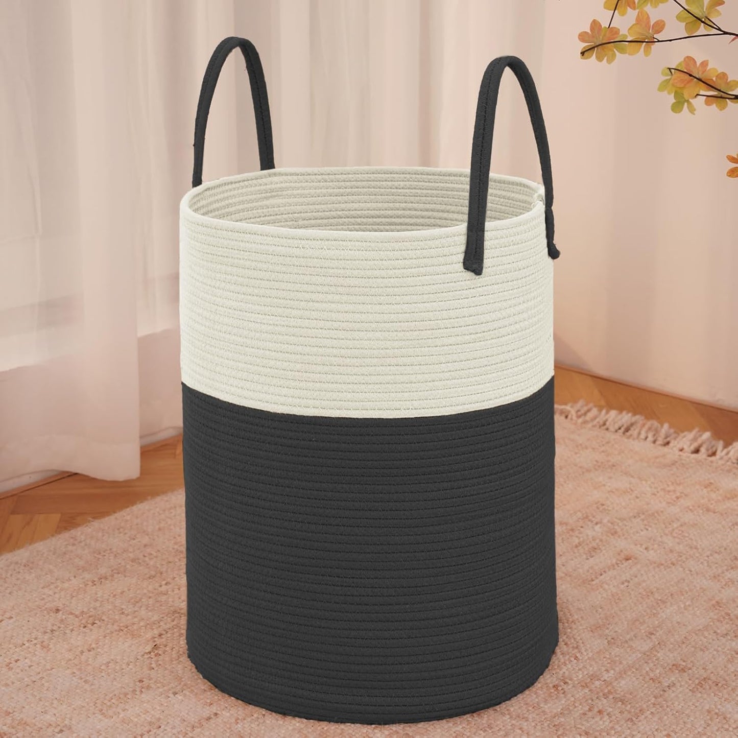 Purple Woven 80L Laundry Basket & Storage Bin - Handbags Specialist Headquarter