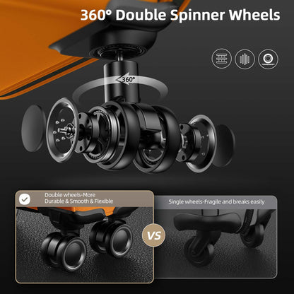 SHOWKOO Armygreen 3-Piece Expandable Luggage Set