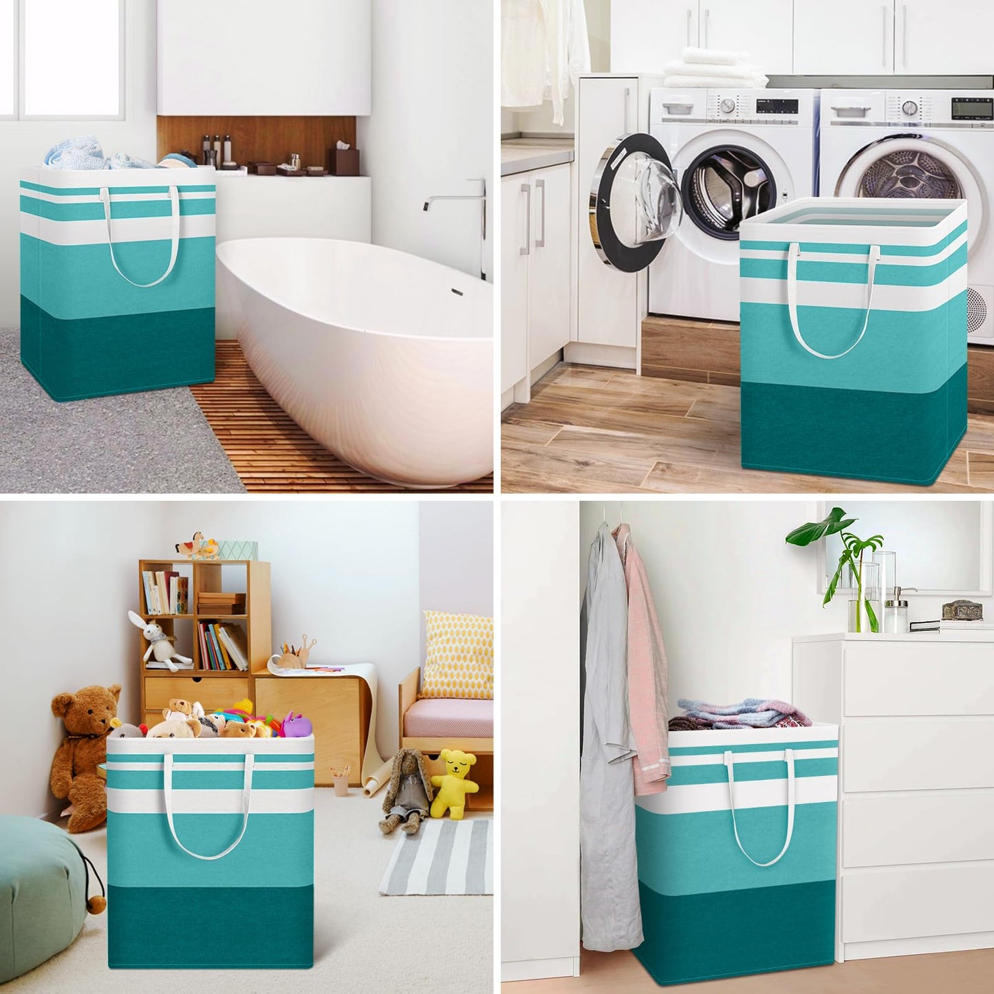 HomeHacks Duo Waterproof Laundry Baskets