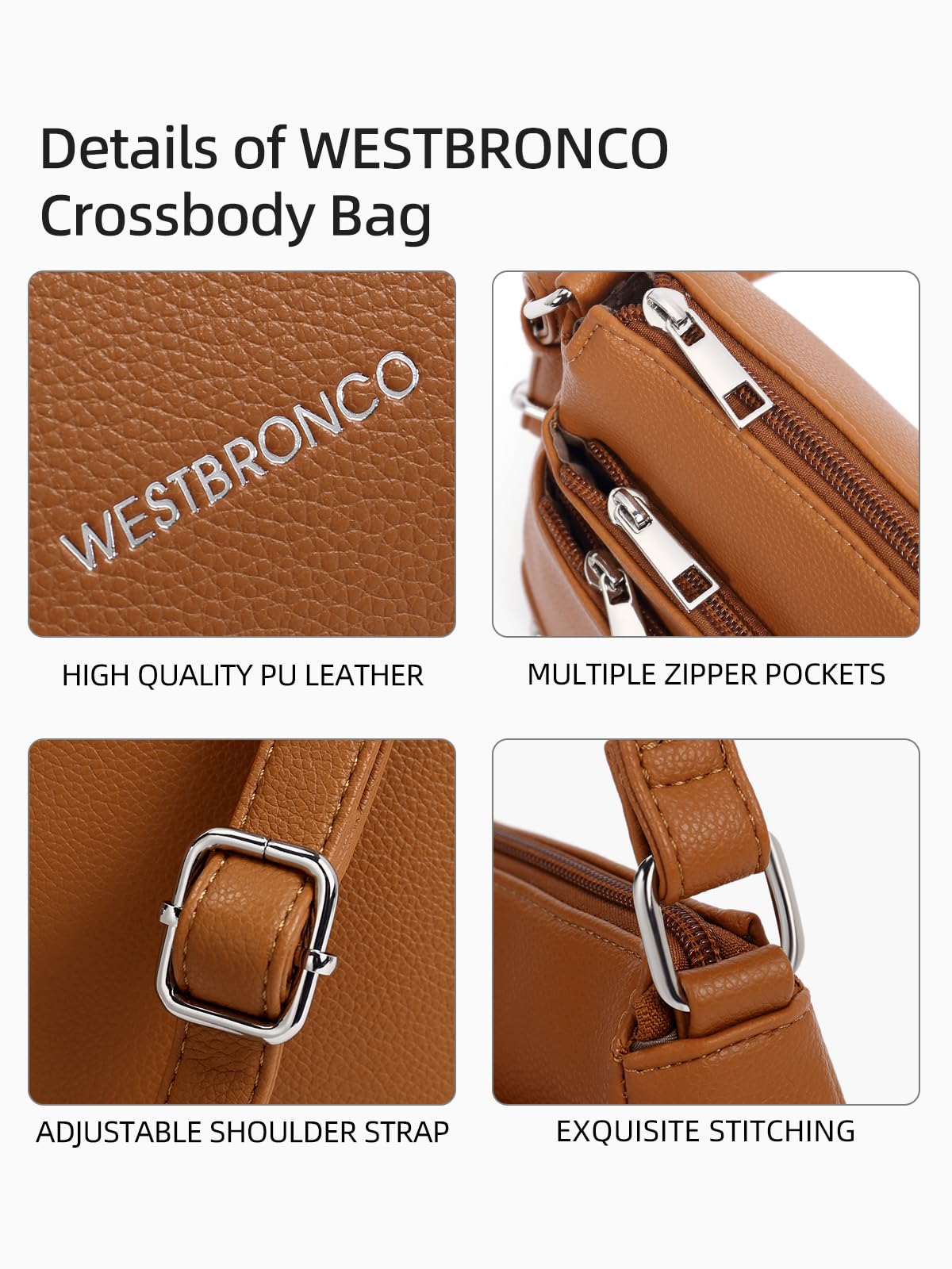WestBronco ZipSatchel: Women's Medium Crossbody Bag
