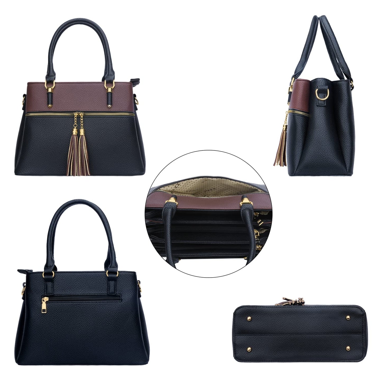 Luxe Leather Satchel & Crossbody Bags