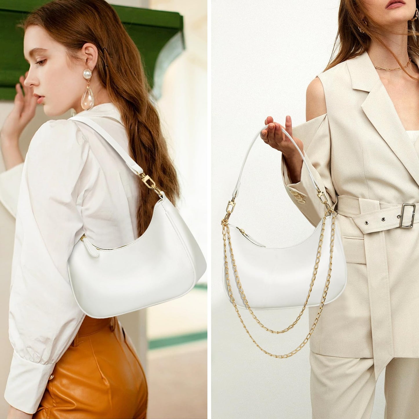 Retro Chic Hobo Bag - Cute Underarm Purse