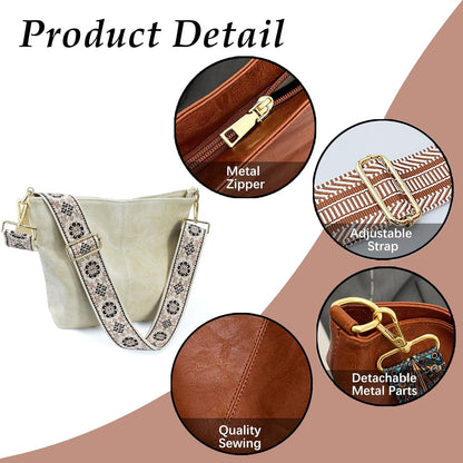 ChicHobo Vegan Leather Crossbody Bag with Strap