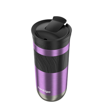 SNAPSEAL Grip Stainless Travel Mug 20oz - Blue/Berry