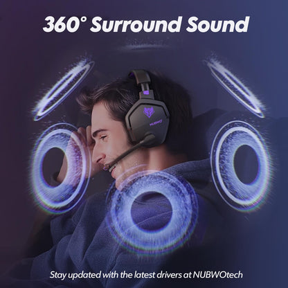 NUBWO G06 Dual Wireless Gaming Headset