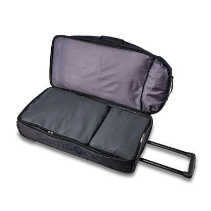 Andante 2 Rolling Duffel - 22 Sleek Black Travel Bag