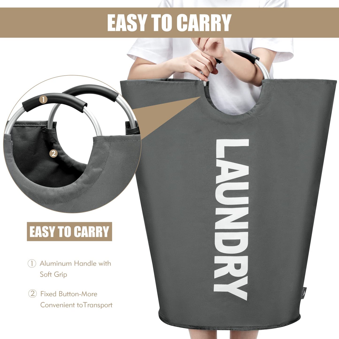 FoldAway Laundry Hamper