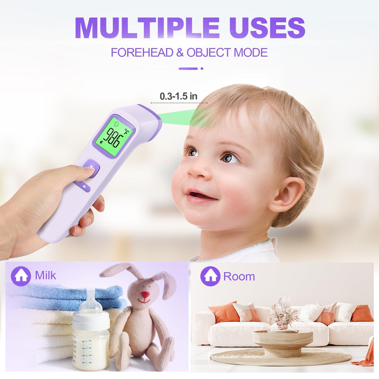 SmartScan No-Touch Thermometer: Family & Fever Care