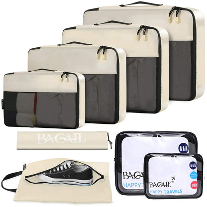 BAGAIL Travel Cubes: 8/9 Set Packing Organizers