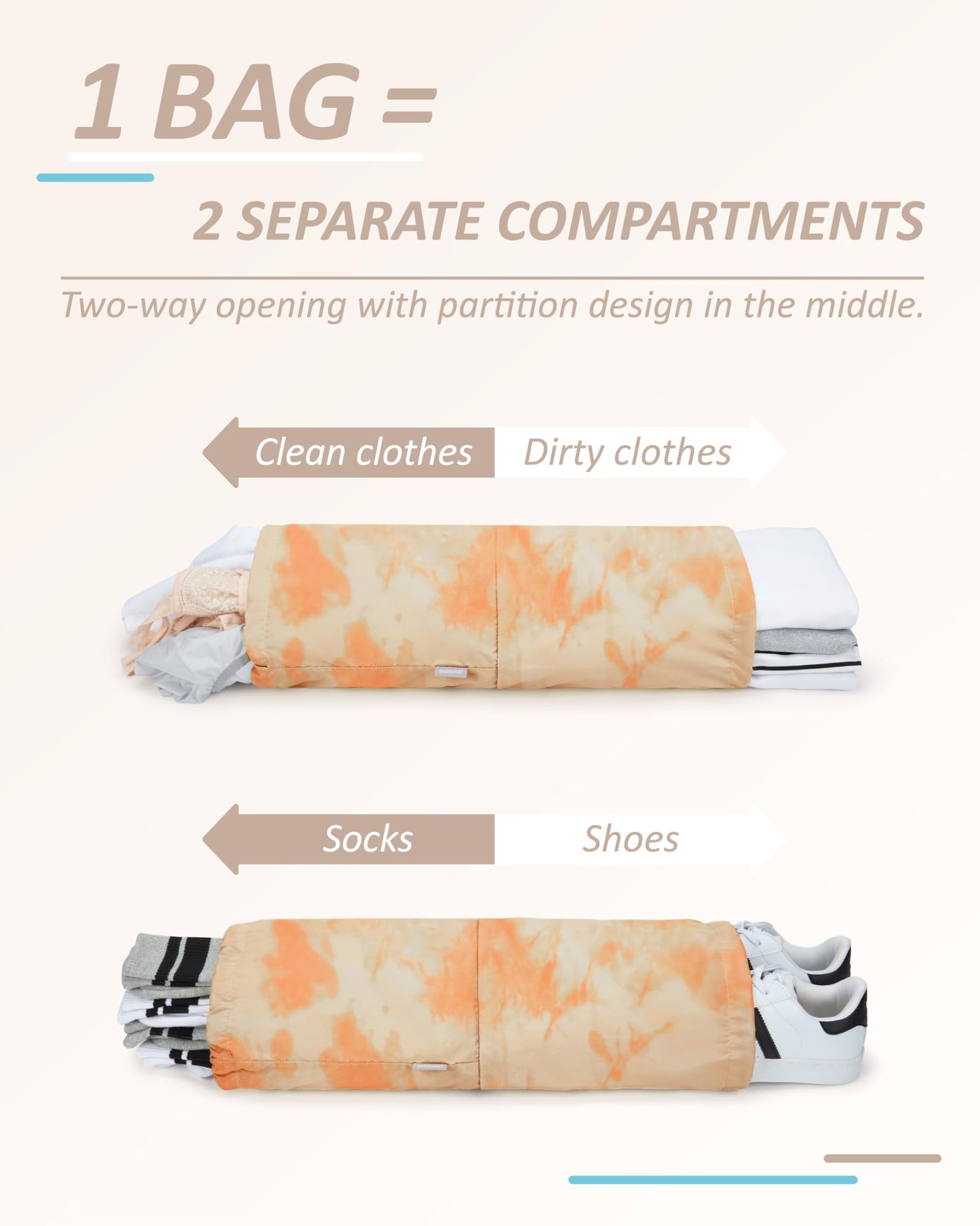 PackPro 6 Set Compression Cubes for Travel