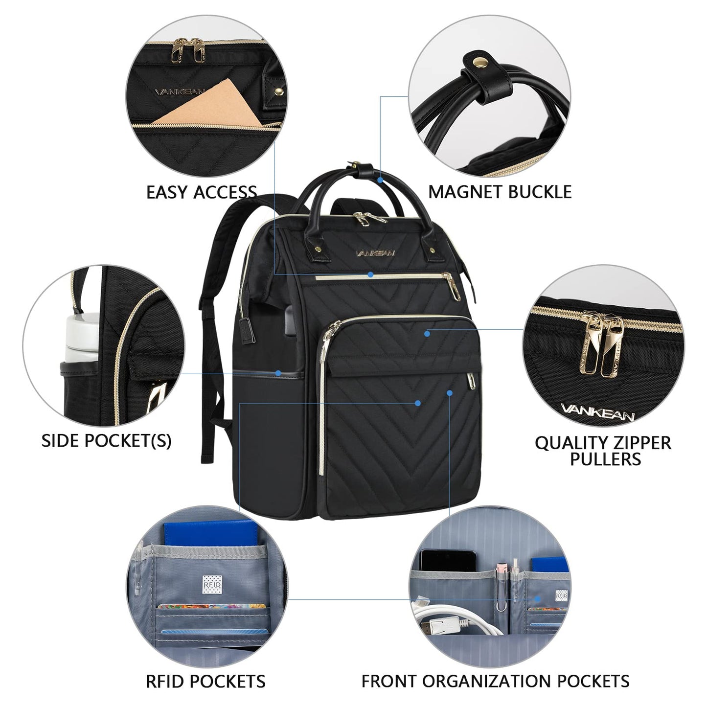 Vankean 17 Laptop Backpack