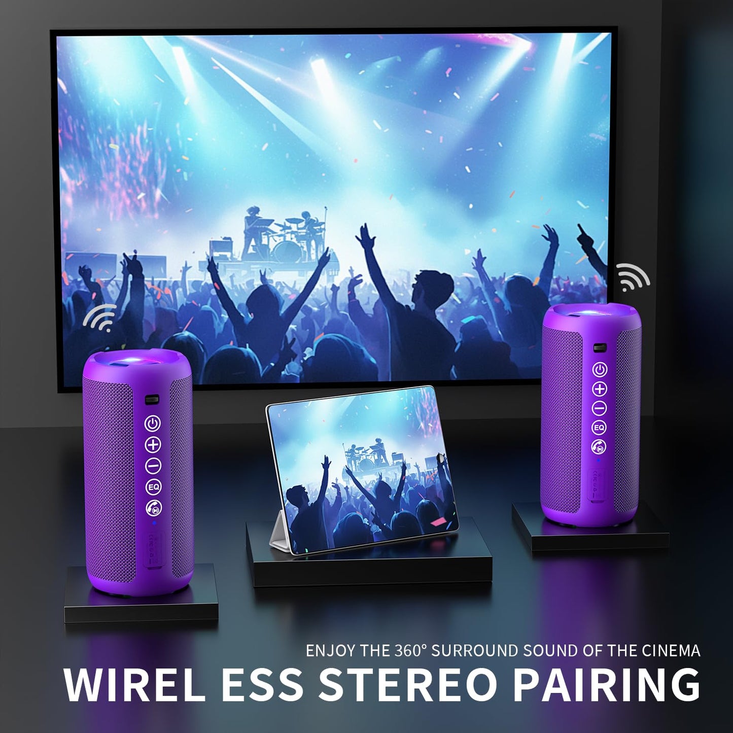 Ortizan AquaBass: IPX7 Bluetooth Speaker & Gift Pick