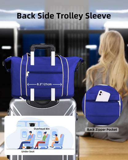 WALNEW Foldable Waterproof Travel Duffel Bag