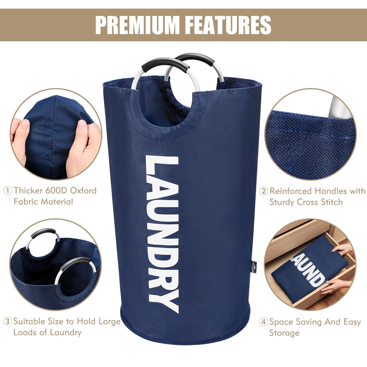 FoldAway Laundry Hamper