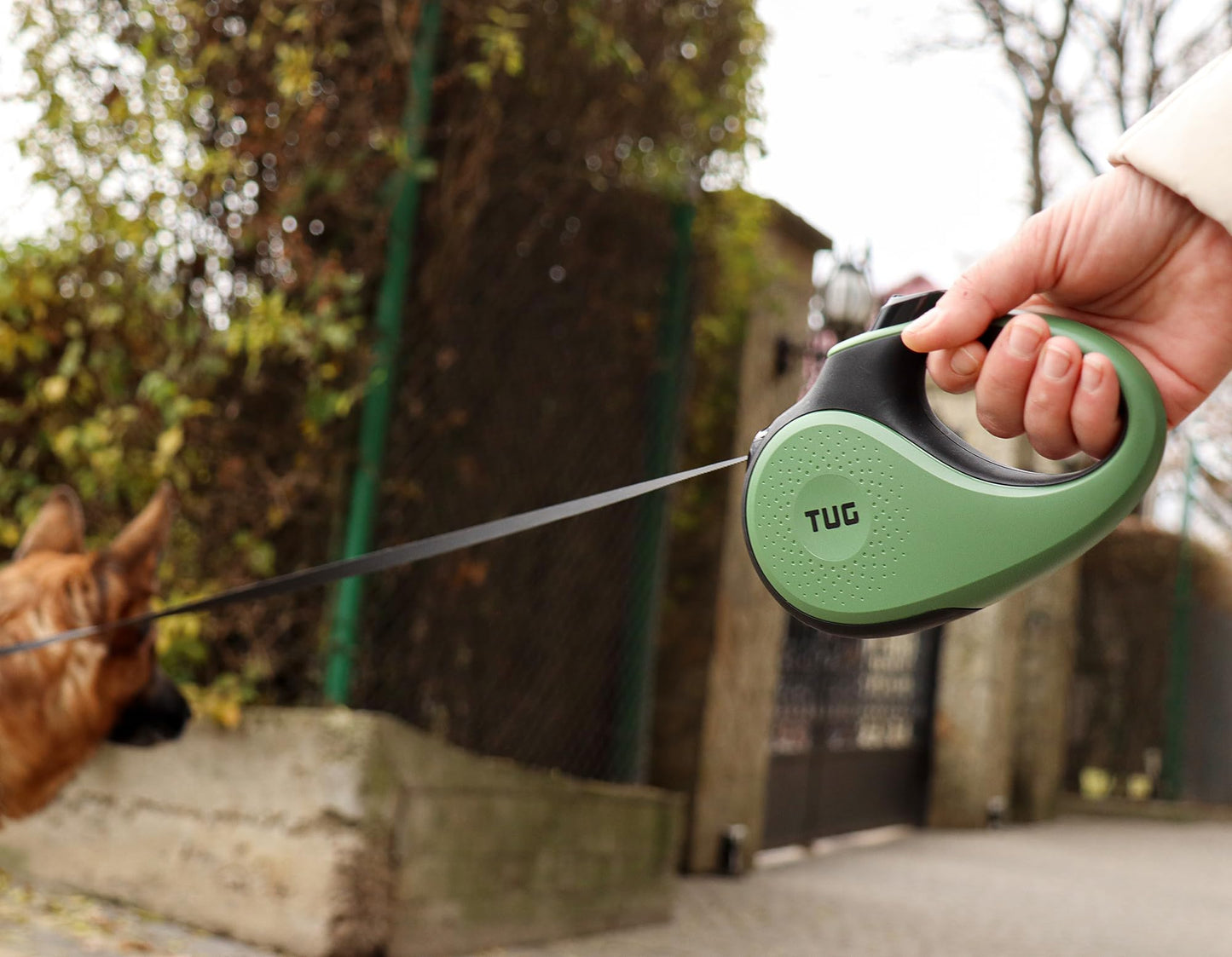 SpinFree 360° Dog Leash - Large, White, 16ft Nylon