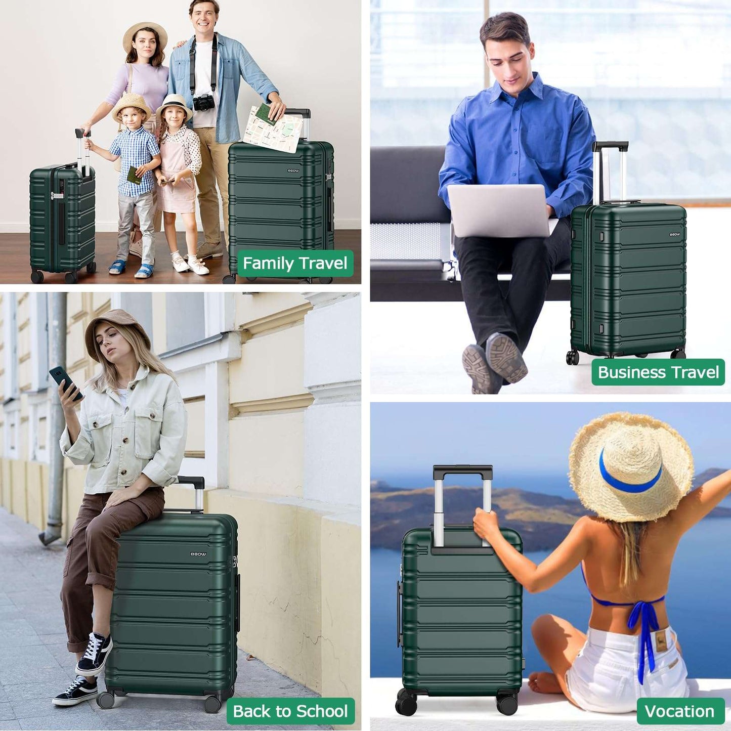 BEOW Spinner Luggage Set