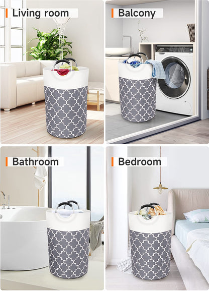 Collapsible Hamper Bag - Grey