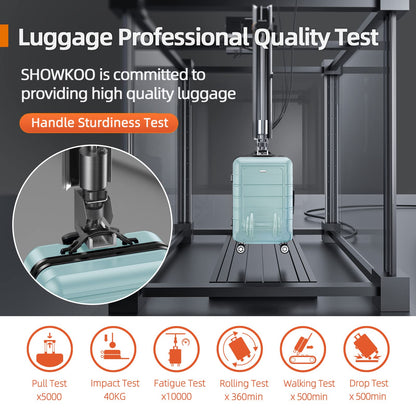Expandable ShowKoo Suitcase - Durable & TSA Lock