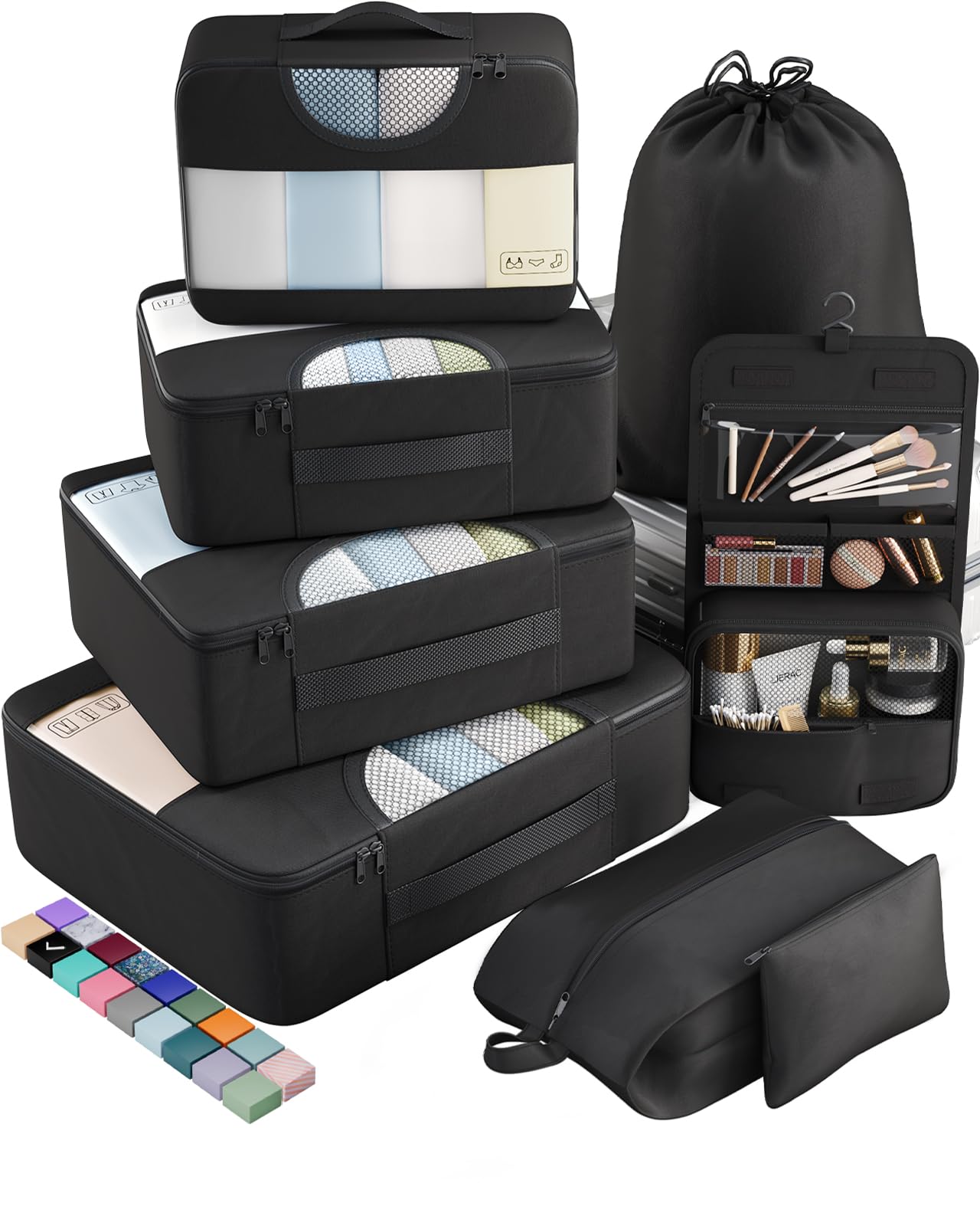 Veken Travel Cubes - 8 Piece Set