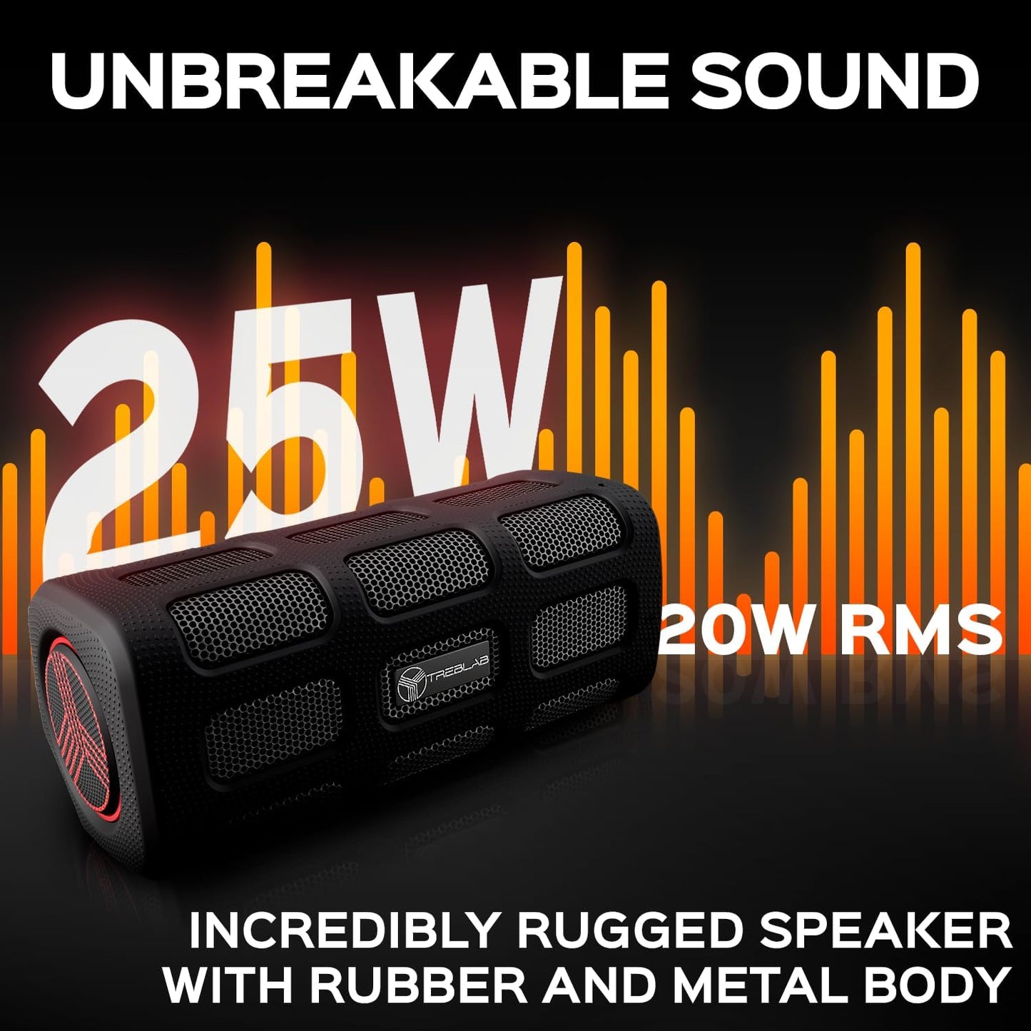 FX100 Bluetooth Speaker - Durable, Waterproof, Portable