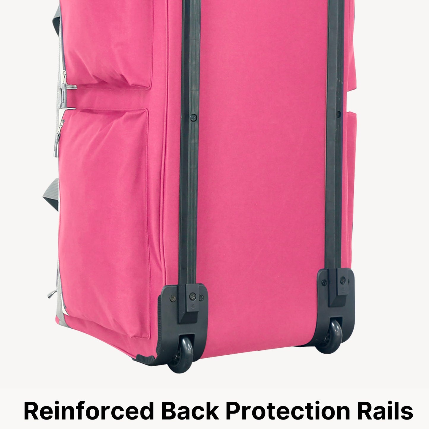 Olympia 22 Max Wheeled Duffel: 8-Pocket Water-Resist