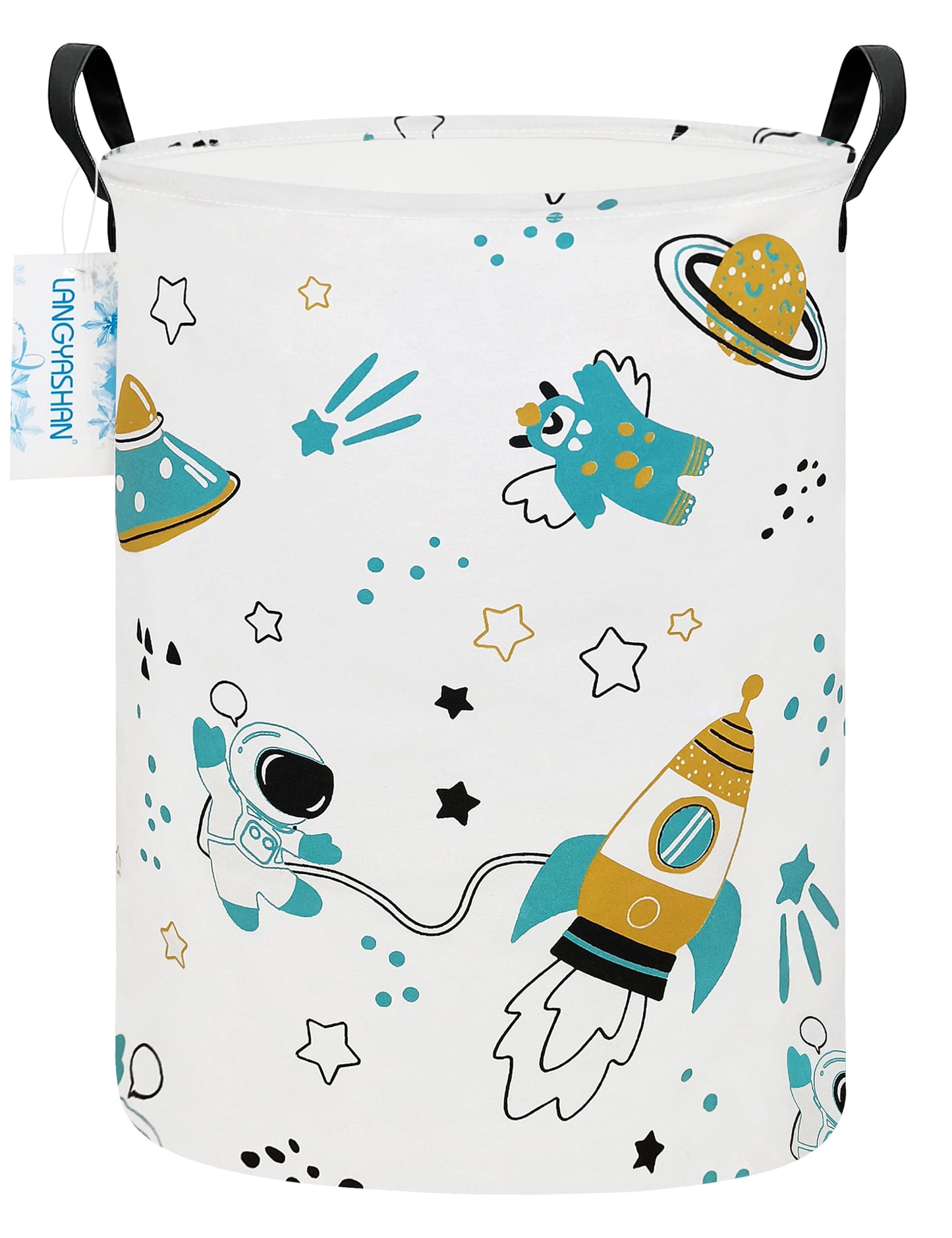 Collapsible Canvas Hamper by LANGYASHAN