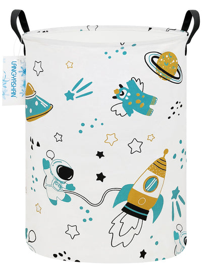 Collapsible Canvas Hamper by LANGYASHAN