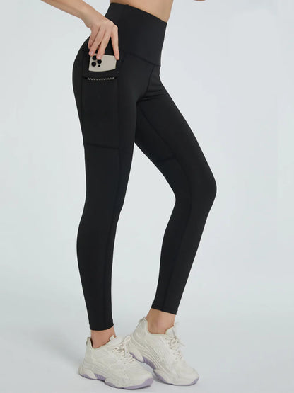 High Waist Active Leggings - Premium Leggings from Trendsi - Just $43.35! Shop now at Handbags Specialist Headquarter