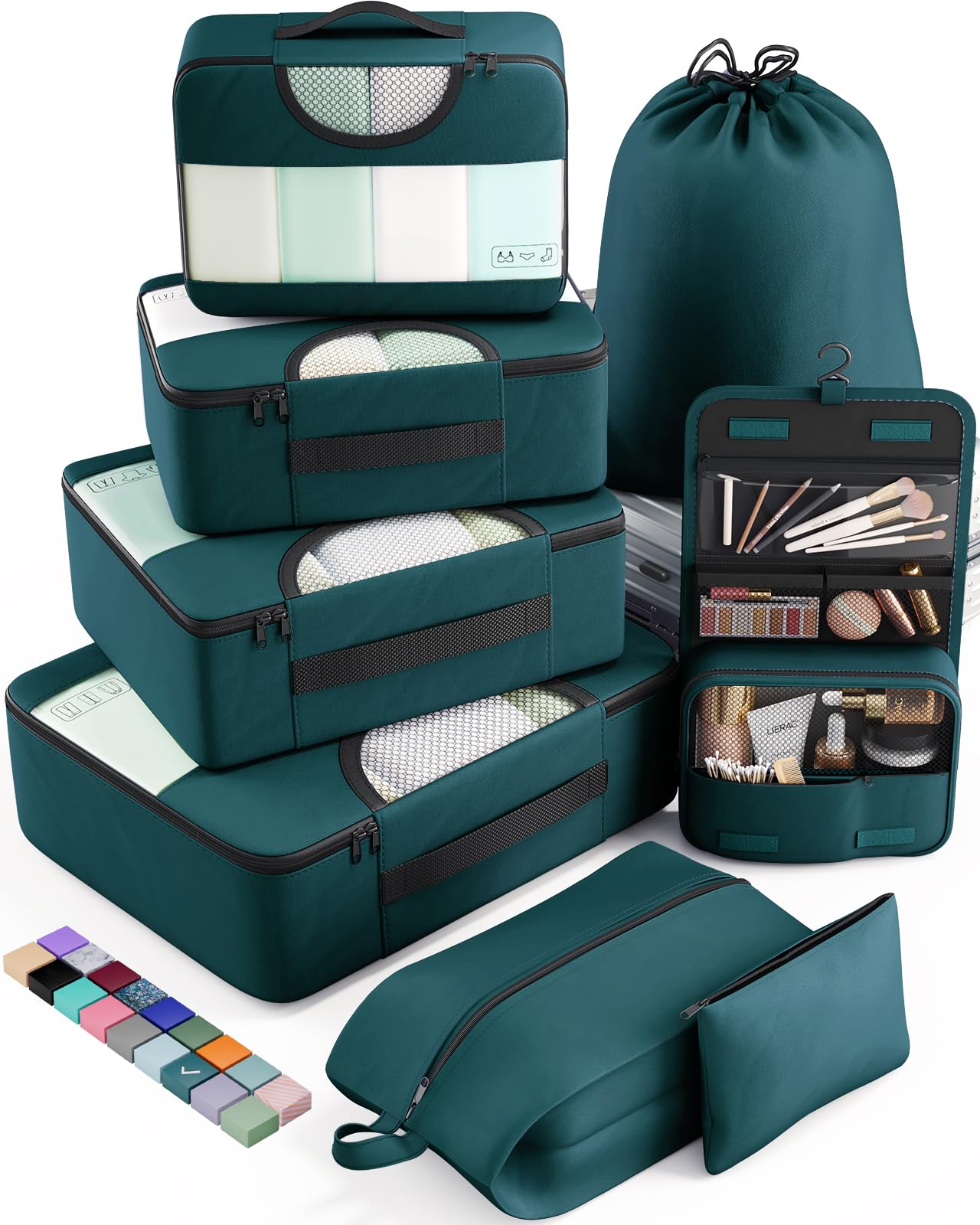 Veken Travel Cubes - 8 Piece Set