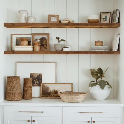 Rustic Farmhouse Shelves (008-40BN)
