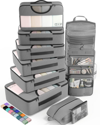 Veken Travel Cubes - 8 Piece Set