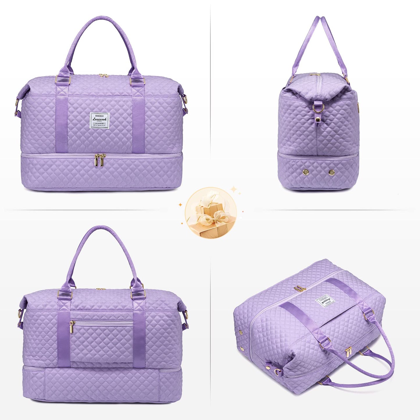 LOVEVOOK All-in-One Duffle: Travel & Gym Ready