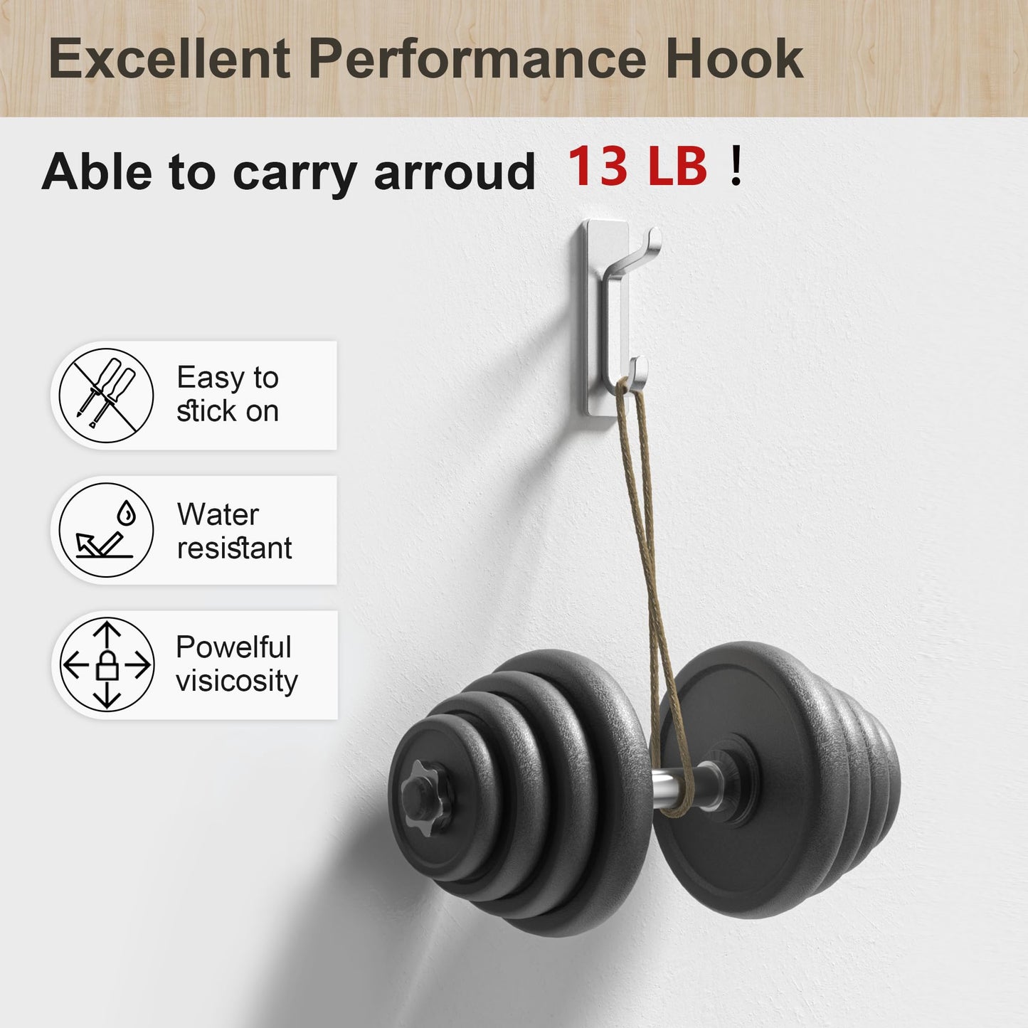 StickCoat Towel Hooks