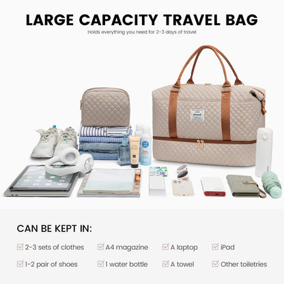 LOVEVOOK All-in-One Duffle: Travel & Gym Ready