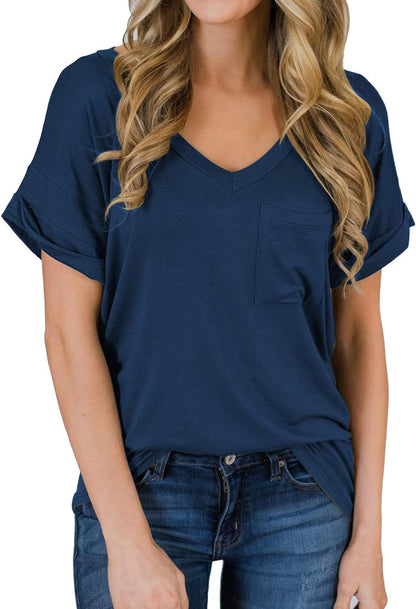 Best Casual V-neck tee for women 2025