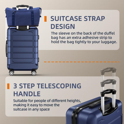 Expandable ShowKoo Suitcase - Durable & TSA Lock