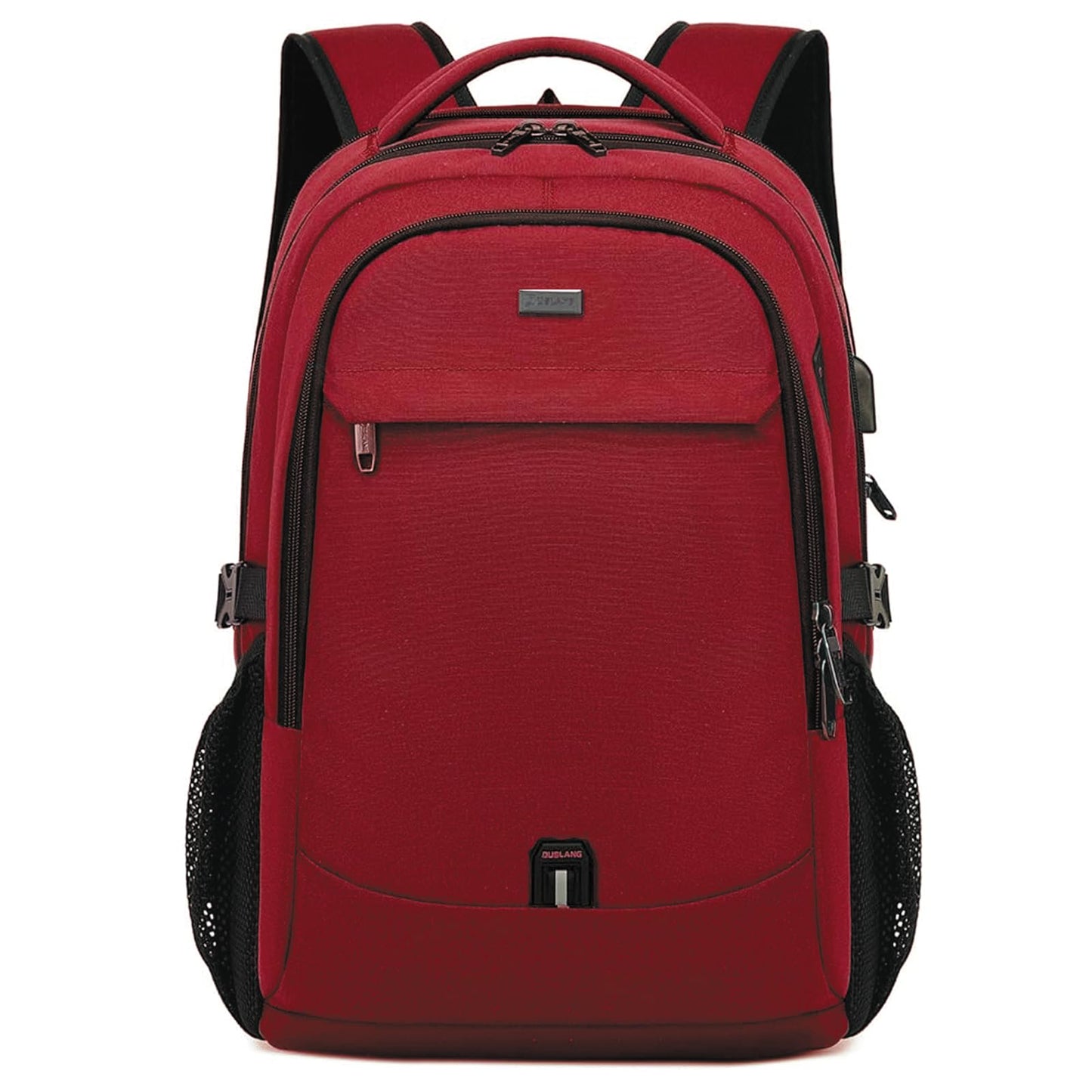 DUSLANG Travel Laptop Backpack with USB Port - Black