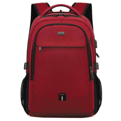DUSLANG Travel Laptop Backpack with USB Port - Black