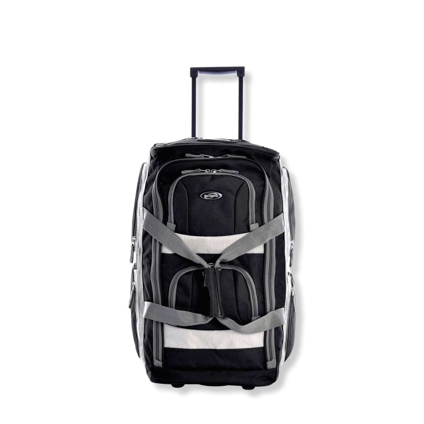 Olympia 22 Max Wheeled Duffel: 8-Pocket Water-Resist