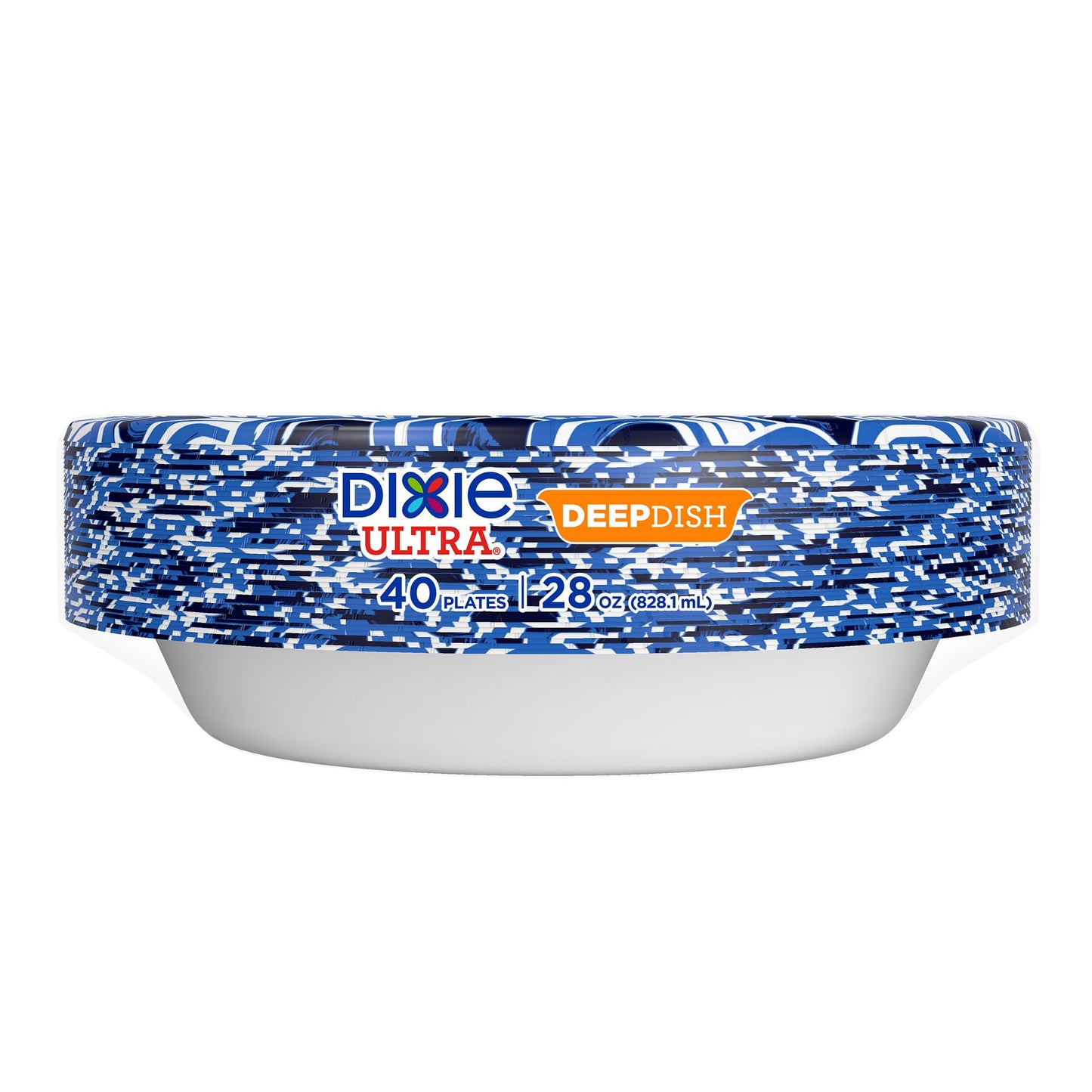 Dixie Ultra Max: Heavy Duty 40ct Deep Dish Plates
