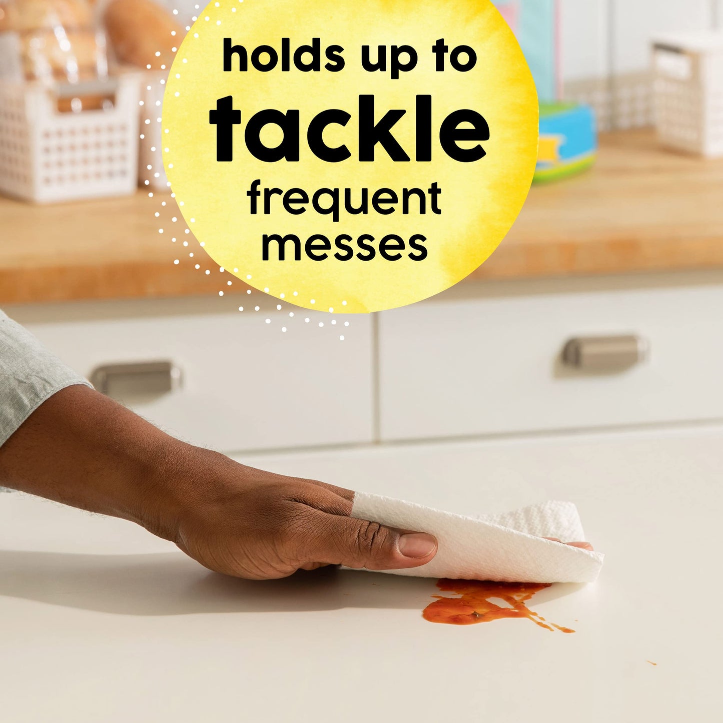 QuickClean Triple White Towels - 6 Roll Equivalent