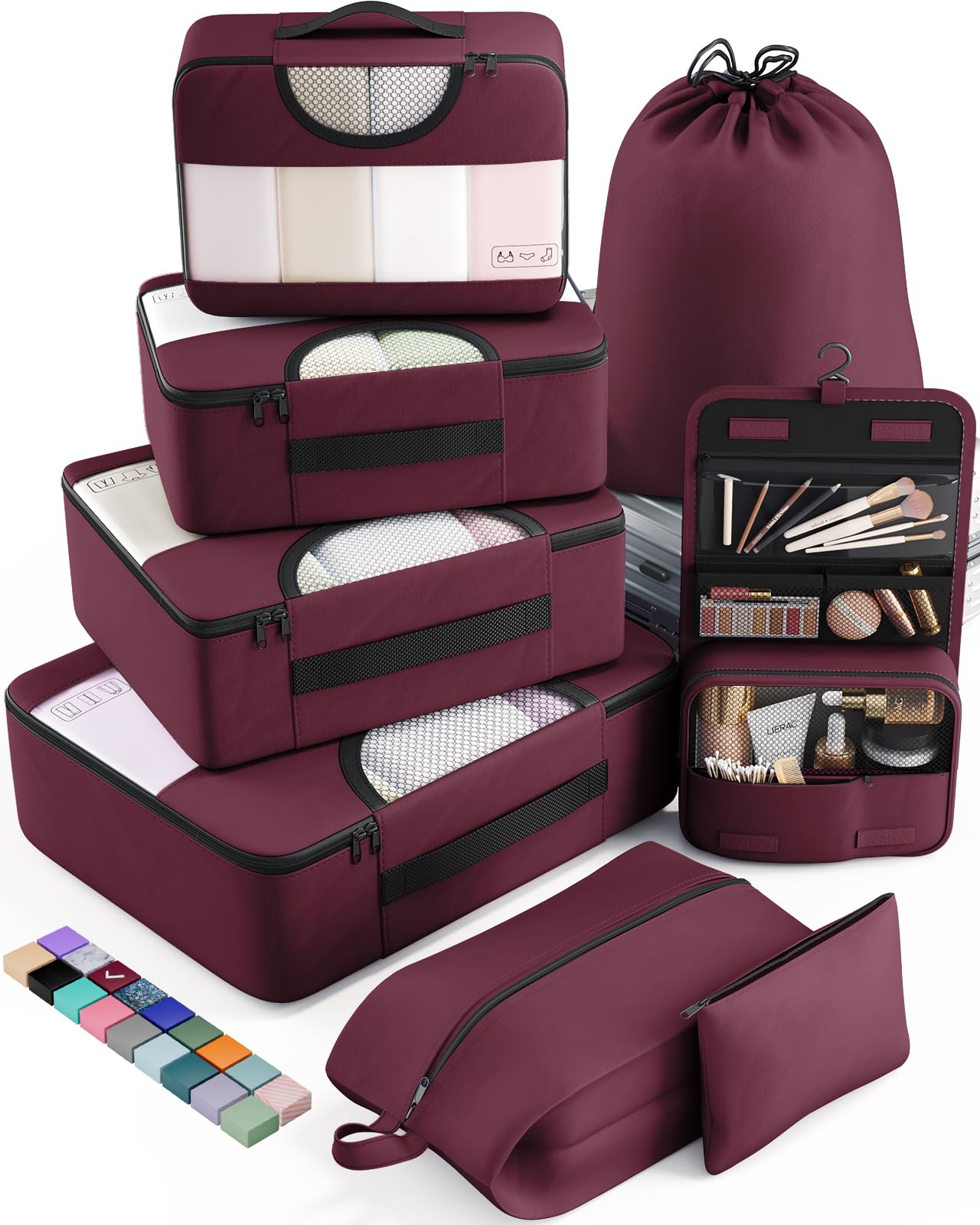 Veken Travel Cubes - 8 Piece Set