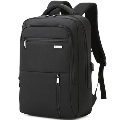 DUSLANG Travel Laptop Backpack with USB Port - Black