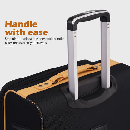 Coolife Expandable 4-Piece Spinner Luggage Set